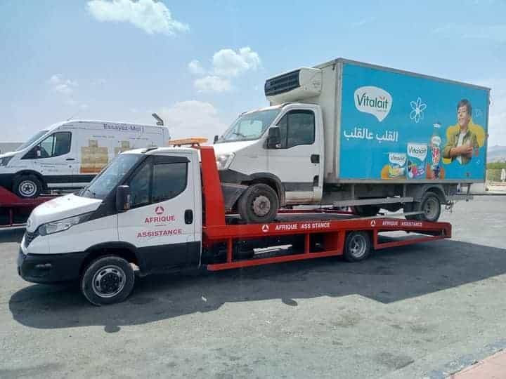 Remorquage de camion poids lourd en panne