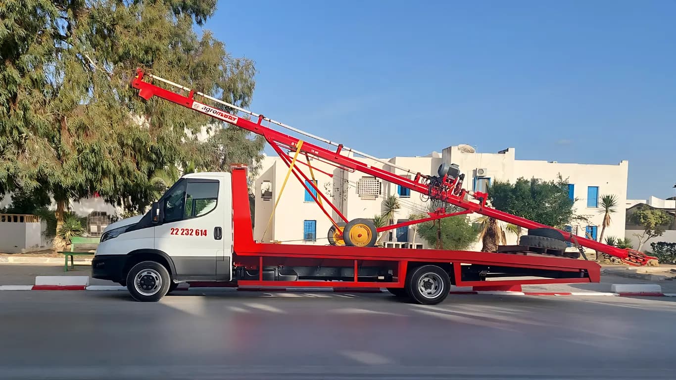 Remorqueur Balkis en intervention sur la route