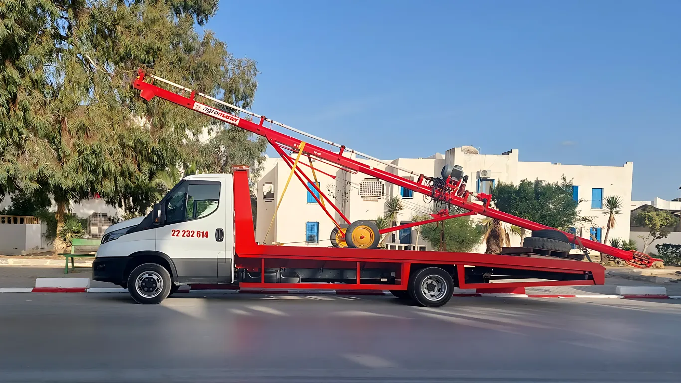 Remorqueur Balkis en intervention sur la route